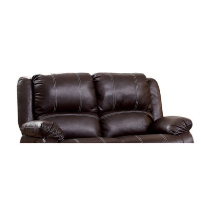 Zuriel  Synthetic Leather Recliner Loveseat