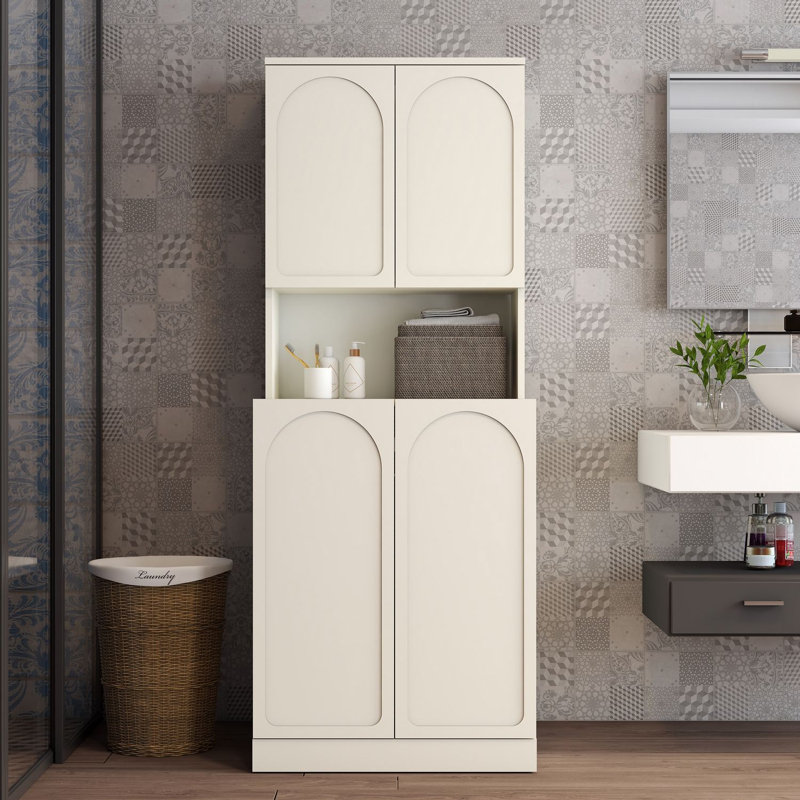 Armoire pour machine à laver, Crème