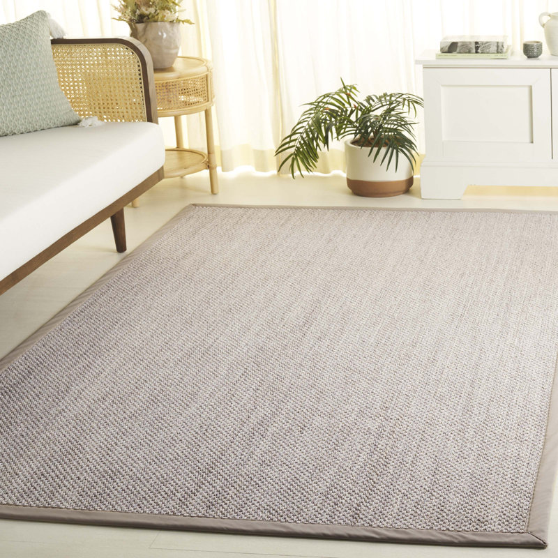 Natural Fiber 136 Area Rug In Marble / Beige, Rectangle 5' x 8'
