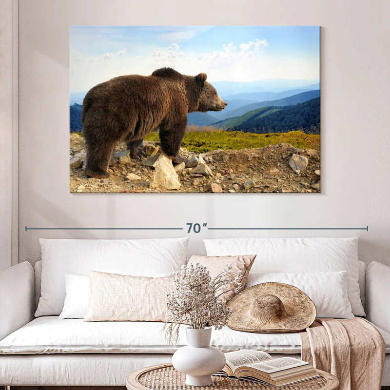 Crowle Mountain Bear, H 34 po x l 51 po