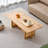 Rectangular Coffee Table With Sturdy Base