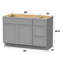 Base de meuble-lavabo simple 45 po seulement-96921399