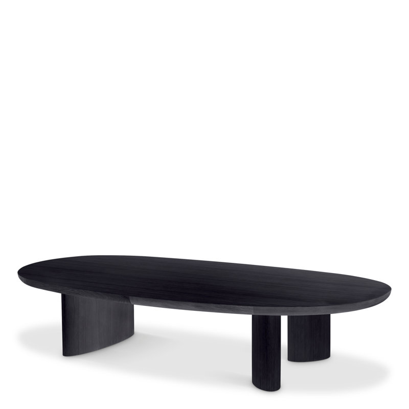 Coffee Table Lindner Black Veneer - Top, Black