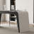 Beige-white + Black Rectangular Manufactured Wood with 3 drawers Desk-109764077