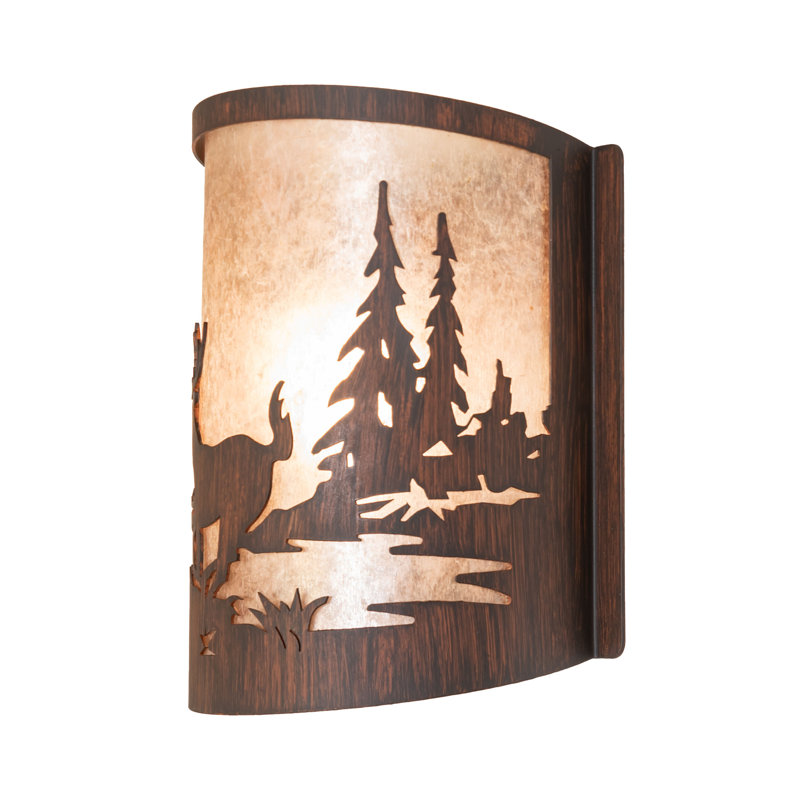 1 - Light Flush Mounted Sconce