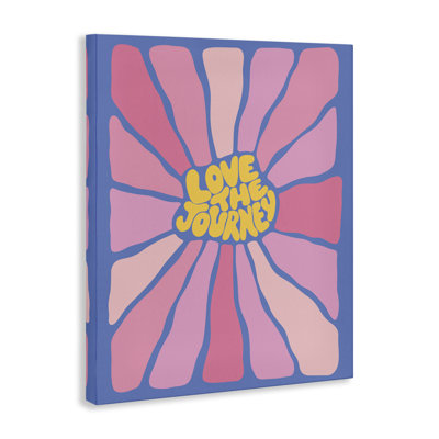«Retro Love The Journey», art mural sur toile par Nancy McKenzie