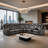 Power Recliner Sectional Gray