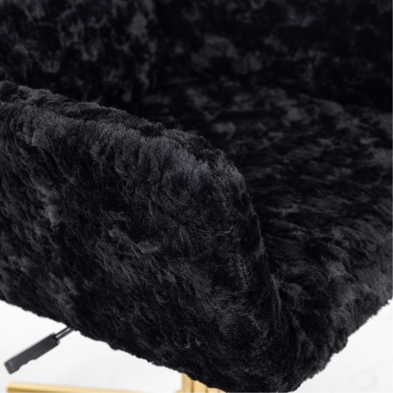 Chaise de bureau Angelyssa, Noir