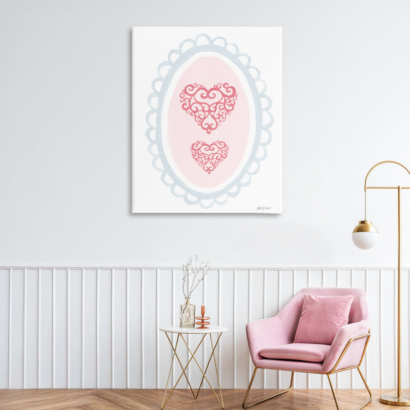 Toile à souvenirs féminin Coquette, design par Yvette St. Amant, H 40 po x l 30 po