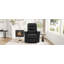 Fauteuil inclinable manuel pivotant à bascule avec massage à 8 points pour vous détendre à la maison-2315183
