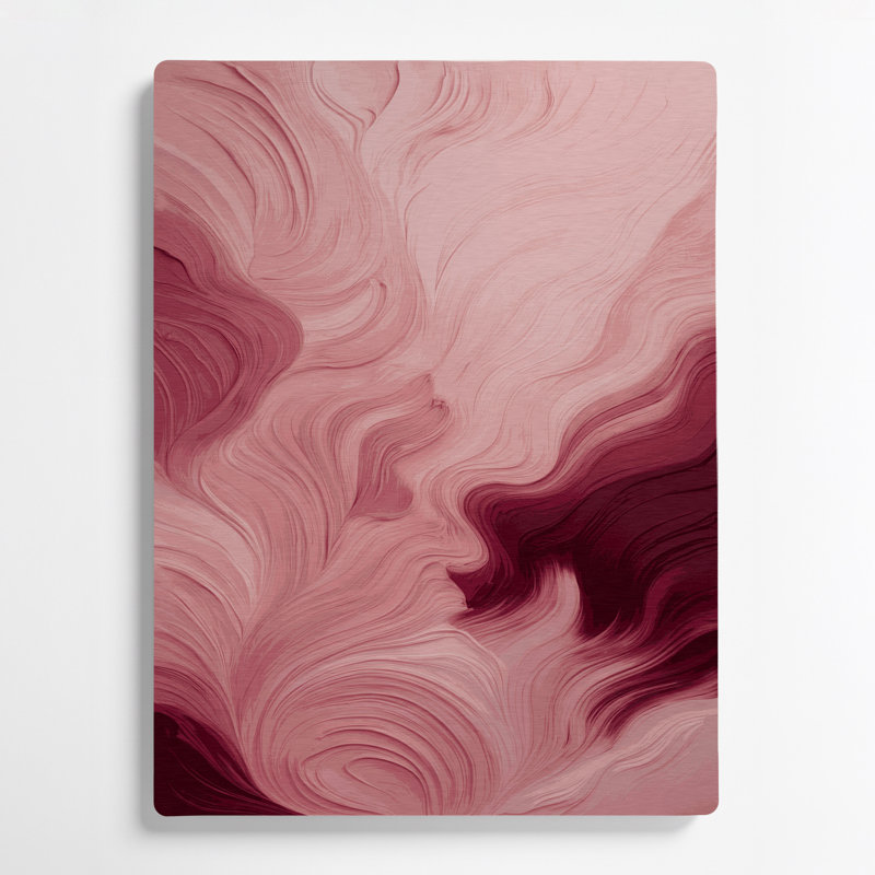 Art mural abstrait en métal brun 83, H 11 po x l 14 po