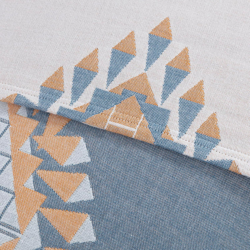 King Size Multi-Color Cotton Boho Reversible Throw Blanket