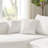 Curved Sofa With Ingenious Shape White