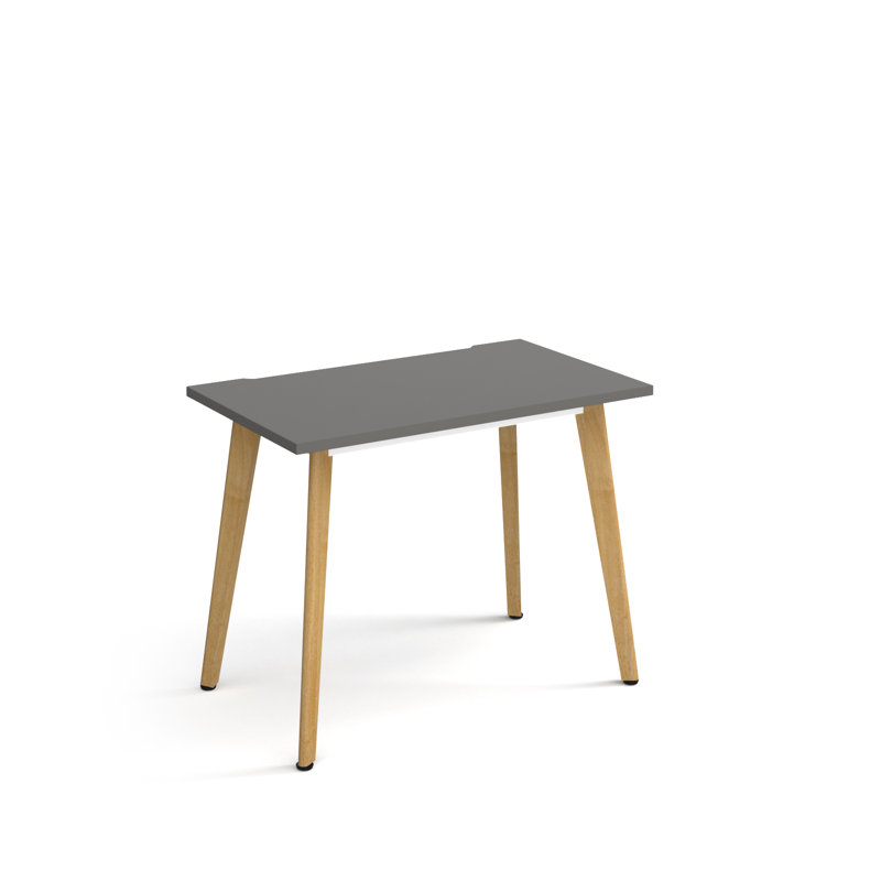 Overshores Computer Desk, 750cm H x 1000cm W x 600cm D, Onyx Grey