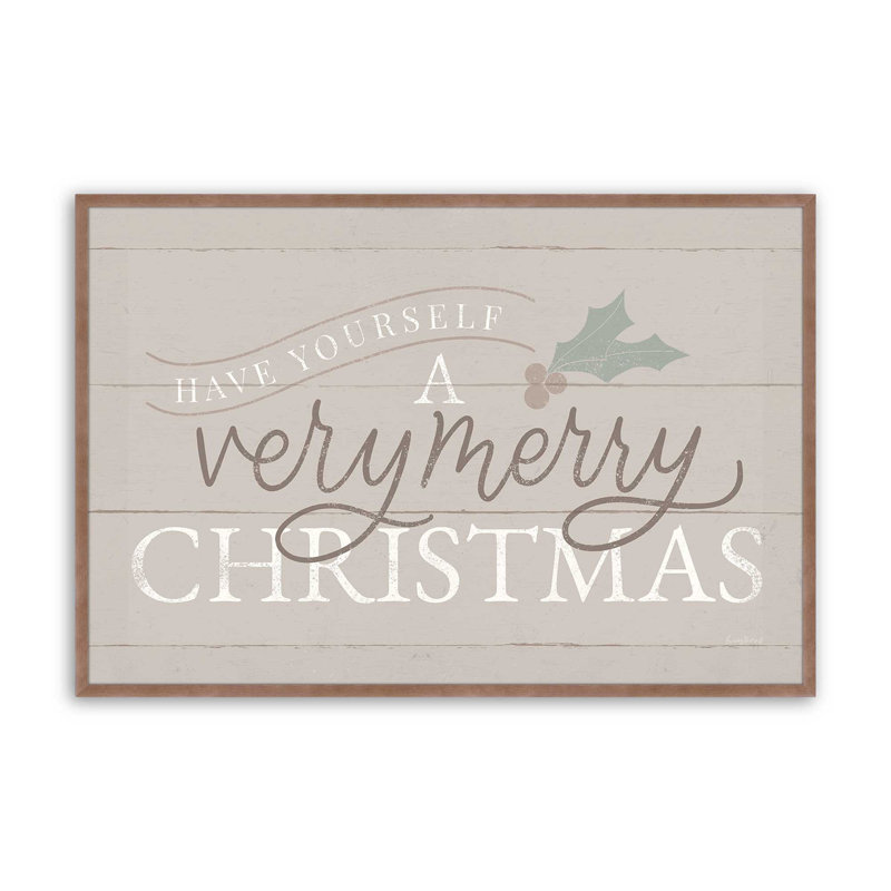 «Warm Holiday Wishes Print», Cadre photo rose poudre, H 12 po x l 15 po x P 1,25 po