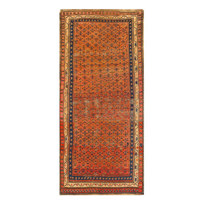 Denette One-of-a-Kind Runner 3'8" X 8'3" Hand Knotted Area Rug
