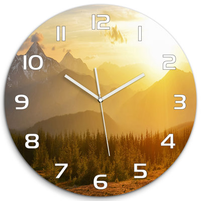 Johnai Glass Wall Clock
