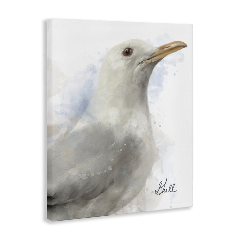 «Coastal Seagull», toile par Matthew Piotrowicz, H 20 po x l 16 po
