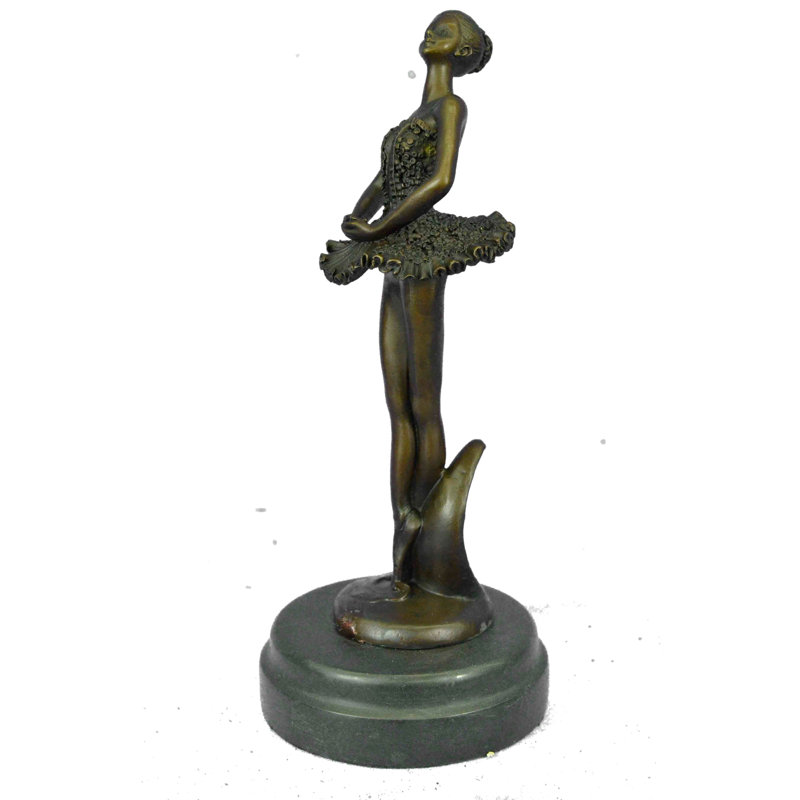 Sculpture de ballerine gracieuse