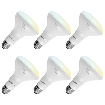 10 watts (équivalent à 65 watts), ampoule à DEL à intensité variable BR30, base CCT E26 à changement de couleur sélectionnable