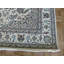 Tapis décoratif en laine carrée de conception unique 8 pi 10 po x 8 pi 11 po noué à la main Ivoire