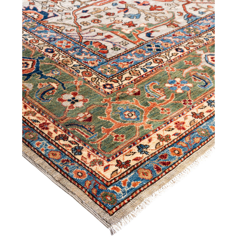 Serapi One-of-a-Kind 8' 1" X 9' 11" Hand Knotted Area Rug