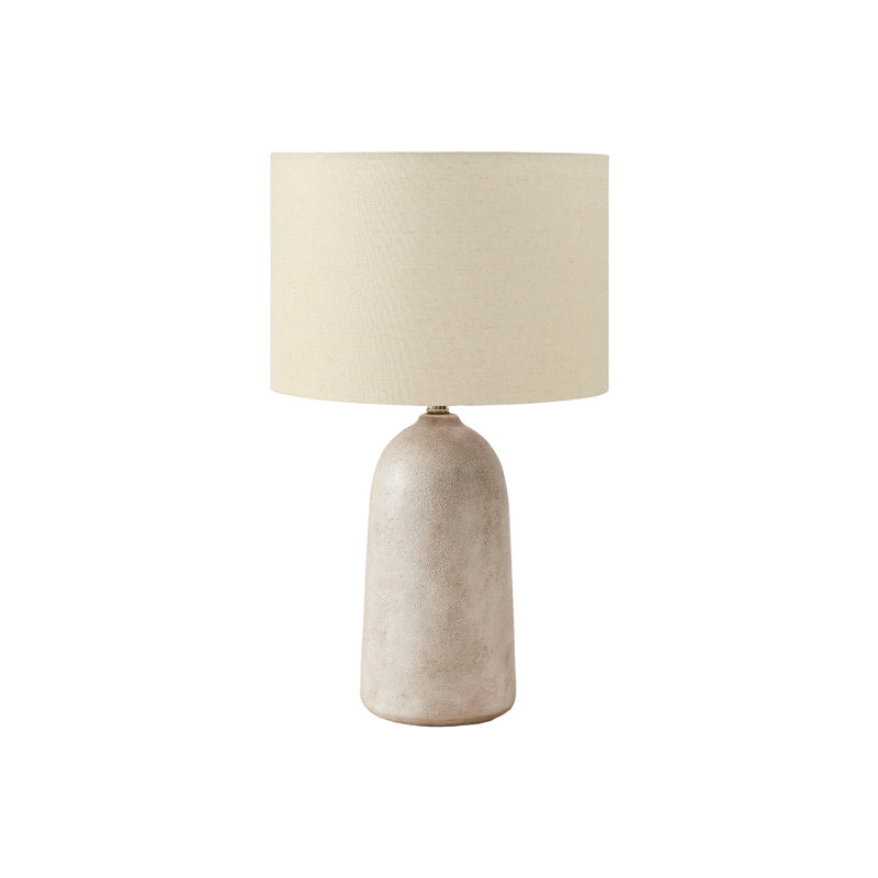 Lighting, 27"h, Table Lamp, Ceramic, Beige Shade, Contemporary, Modern, Beige