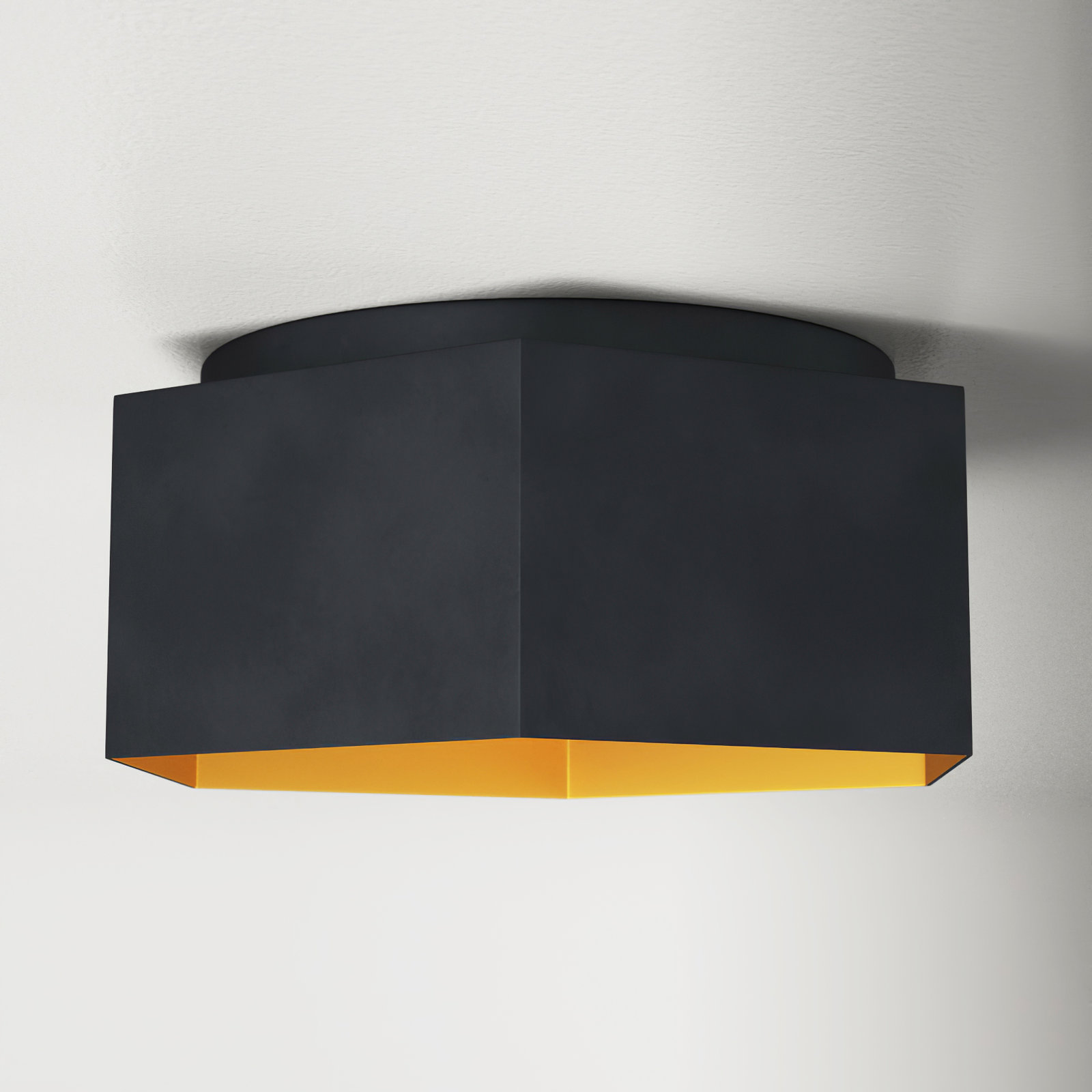 Allo Single Light Metal LED Flush Mount