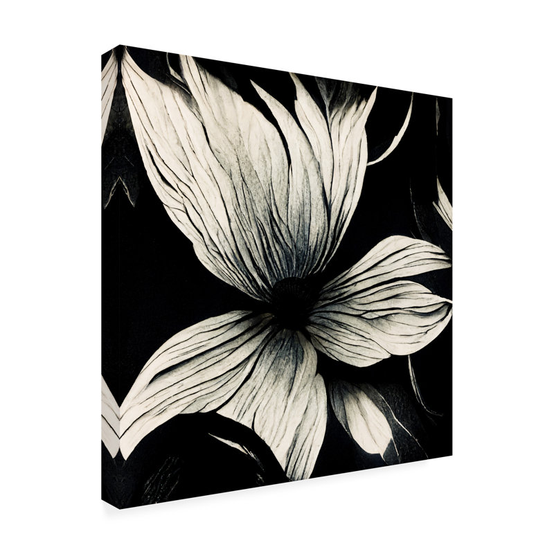 «Mazola Ray Heere Flowers», art sur toile 10, H 14 po x l 14 po x P 2 po