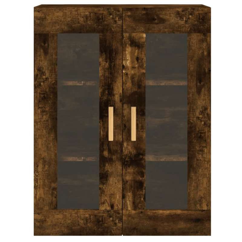 Mekisha Bathroom Cabinet, Smoked Oak