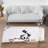 Floral Medley Soft Non Woven Printed Rug with Intricate Leaf Motifs for a Touch of Nature in Your Living Space-114328487