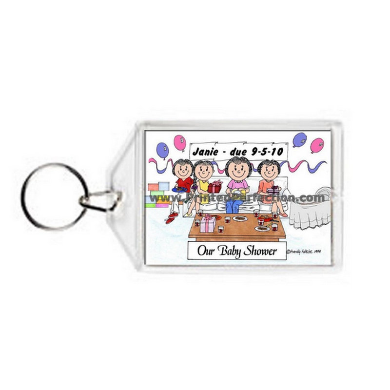 Porte-clés en acrylique personnalisé, Oui