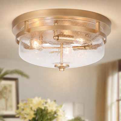 Plafonnier encastré 3 lumières 13,5 po Smither
