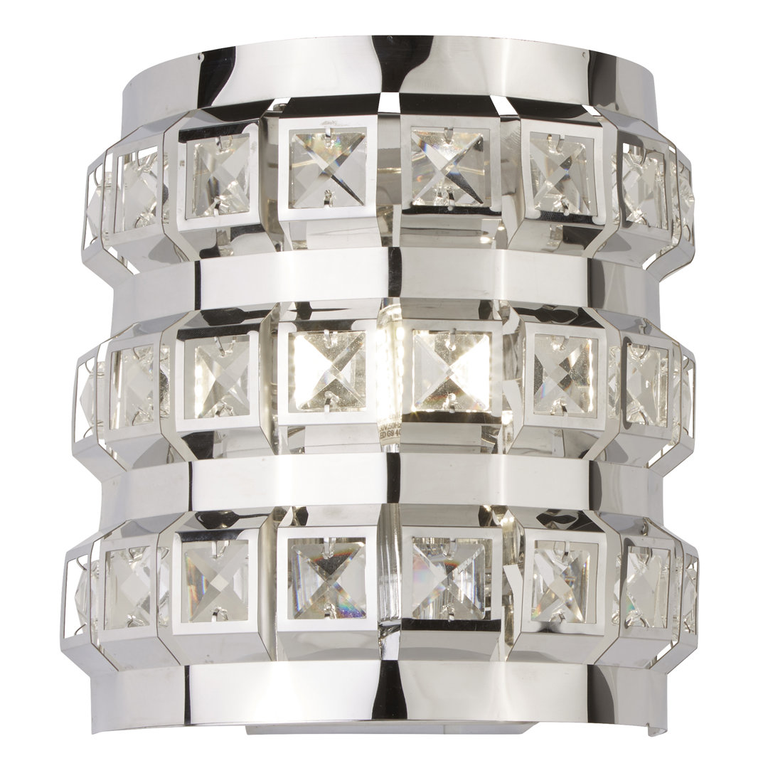Raina Chrome Flush Mounted Sconce