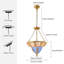 Luminaire suspendu de style bohémien, réglable en hauteur, multicolore