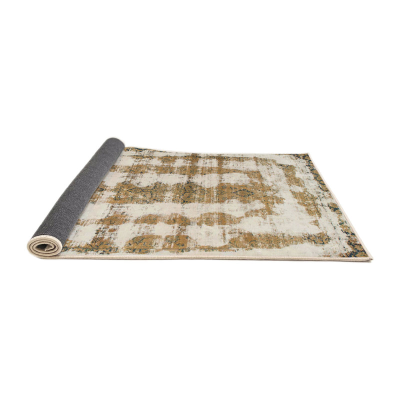 Abstract Indoor Rug, Round 5'