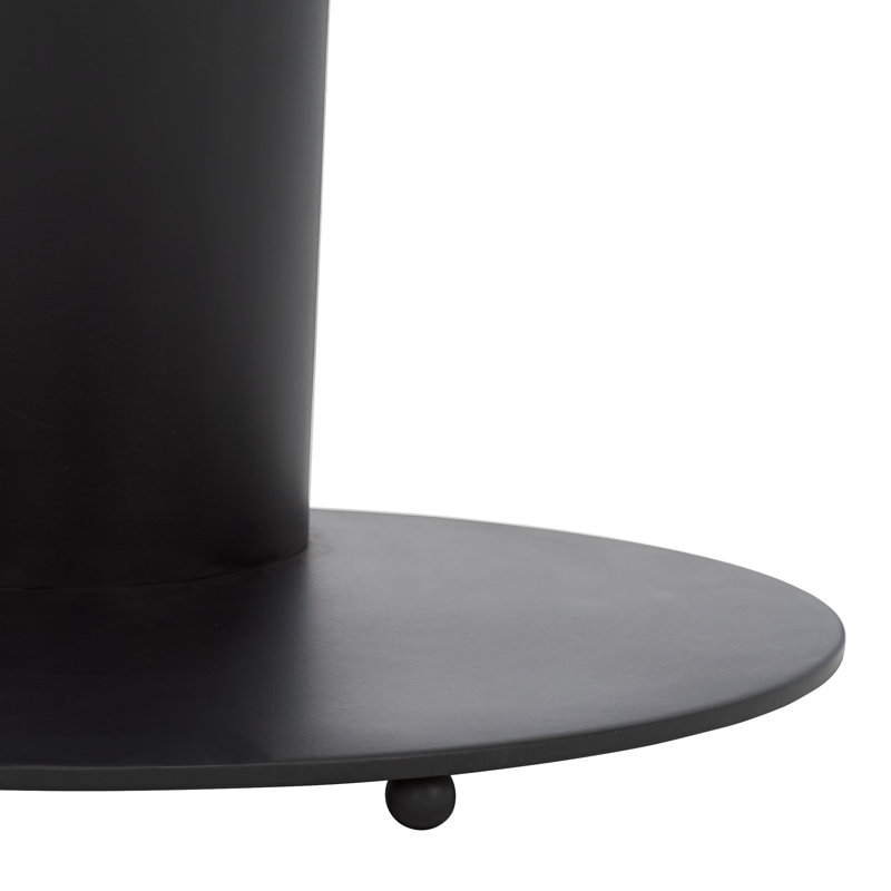 Table d'appoint en métal Richardson, Noir, noir, noir, noir