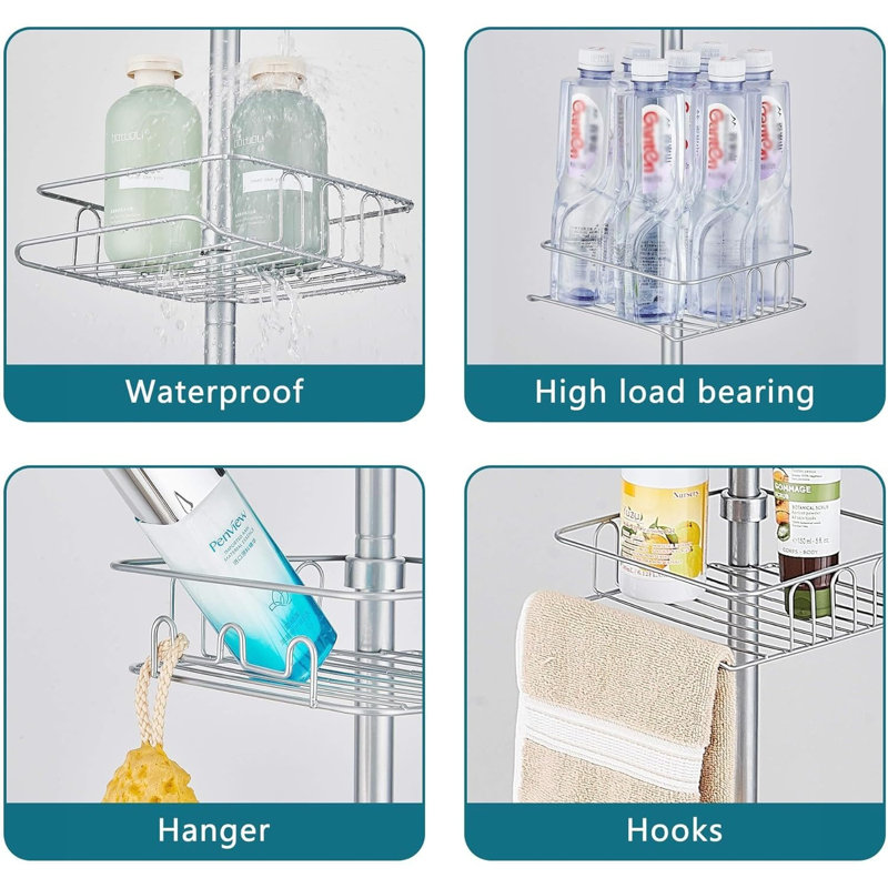 Metal Bathroom Shelves