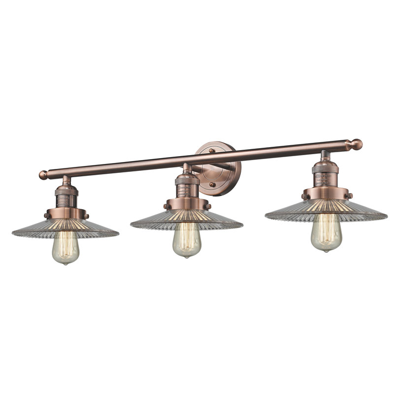 Miramontes 3 - Light Vanity Light, Antique Copper, Clear