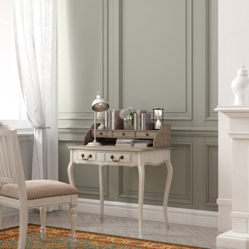 Allevard Solid Wood Top Writing Desk