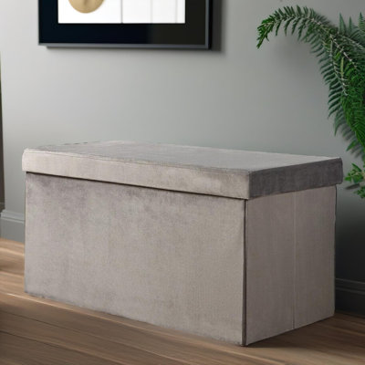 Fabric Upholstered Storage Bench