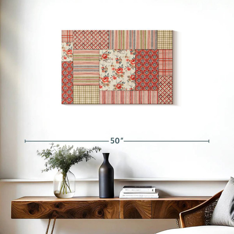 Kerner Farm Patchwork III, 20" H x 30" W