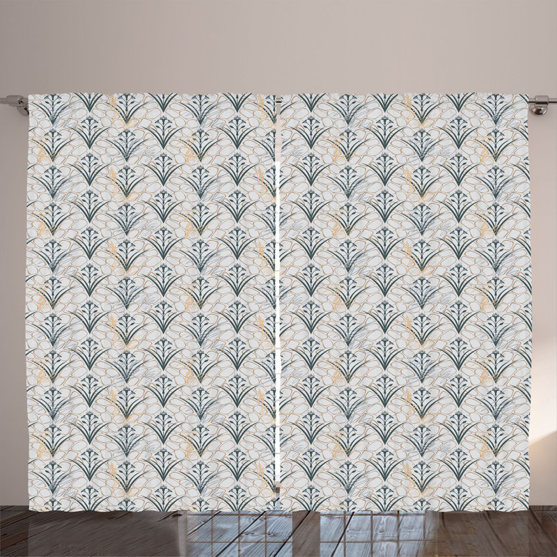 Semi Sheer Curtain Pair