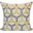 Geometric Feather Throw Pillow