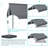 Free Standing Retractable Awning With Weighted Base
