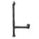 Columbus 61'' x 31'' Freestanding Soaking Cast Iron Bathtub with Faucet