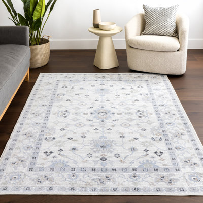 Tapis lavable en machine Bridie Medallion