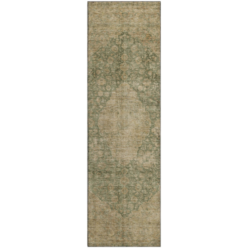 Premium Machine Washable Honig AMF1657 Global Rug, Runner 2'3" x 7'6"