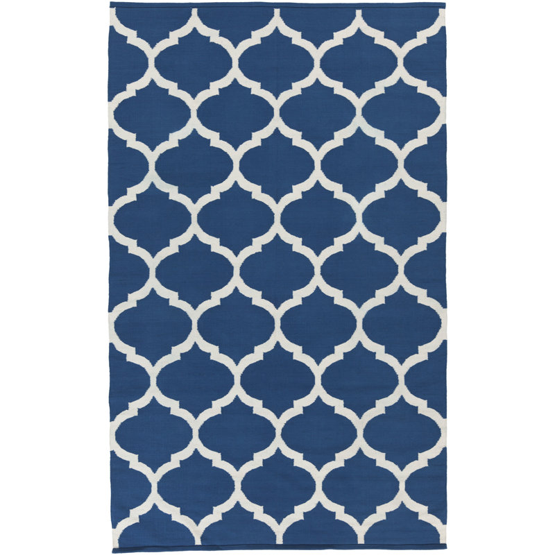 Bethy Cotton Geometric Indoor Rug, Rectangle 4' x 6'