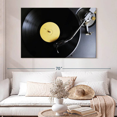 Abarca Pastel Yellow Vinyl Record